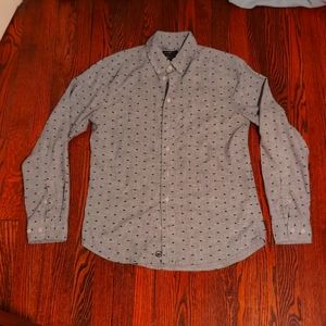 United By Blue Gray Shirt w/ Bison Print